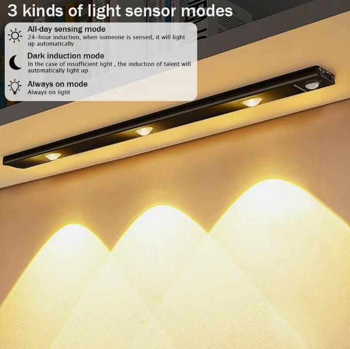 Motion Sensor Cabinet Light With USB Rechargeable