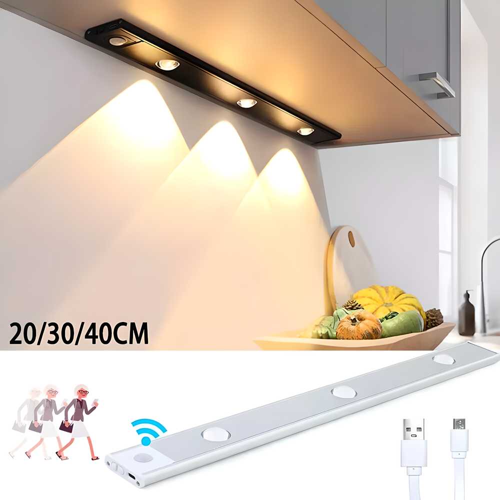 Motion Sensor Cabinet Light With USB Rechargeable